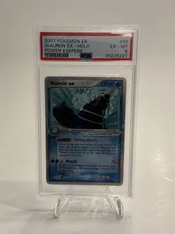 2007 POKEMON EX POWER KEEPERS #99 WALREIN EX-HOLO POWER KEEPERS PSA 6 - Image 1