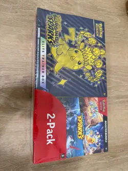 Pokemon Surging Sparks Elite Trainer Box/Booster Bundle Costco 2-Pack Never Open - Image 1