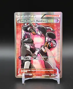 Team Rocket's Handiwork 124/124 Pokemon TCG XY: Fates Collide Full Art Holo NM - Image 1