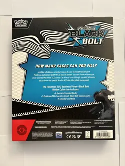 Pokemon TCG S&V - Black Bolt Binder Collection Box (5 Packs) BRAND NEW & SEALED - Image 2