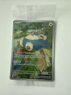 SEALED Pokemon TCG Snorlax Scarlet & Violet 151 Black Star Promos 051 SEALED - Image 1