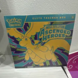 Pokemon Mega Evolution Ascended Heroes Elite Trainer Box Dragonite Zekrom - Image 1