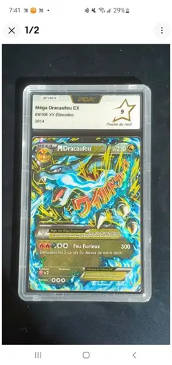 Carte Pokemon Mega Dracaufeu EX 69/106 - XY Etincelles - FR - PCA 9 - Image 1