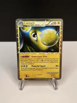 Pokemon TCG Lanturn Prime Ultra Rare Holo 86/95 Unleashed NM- - Image 1