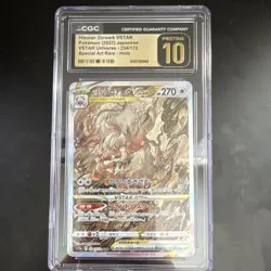 Pokemon Hisuian Zoroark VSTAR Universe Special Art Rare Holo CGC Pristine 10 - Image 1