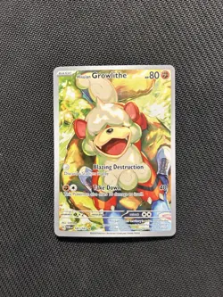 Pokemon TCG Hisuian Growlithe 181/167! NM Condition! See Description! - Image 1
