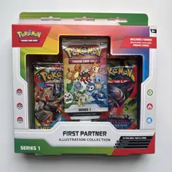 Pokemon TCG First Partner Illustration Collection Series 1 Box SEALED - Image 1