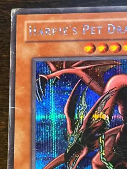 YuGiOh Harpie's Pet Dragon FMR-002 Prismatic Secret Rare HP - Image 2