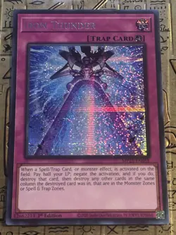 Yu-Gi-Oh! MP25 1st Edition Holo Iron Thunder & Maliss Trap Card Lot - Image 1