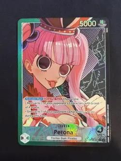 One Piece Perona OP06-021 Alt Art Leader Wings of the Capital – Near Mint - Image 5