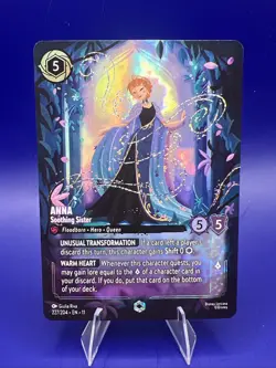 - Disney Lorcana - Anna - Soothing Sister - Winterspell - Enchanted -227/204 - Image 1