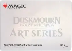 Razorkin Needlehead - Art Card (39/54) - MTG Duskmourn: House of Horrors - Image 2