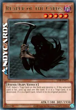 REAPER OF THE CARDS • (Mieti-Carte) • Rara • LOB EN071 • Unl 2023 • Yugioh! - Image 1