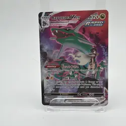 Rayquaza VMax TG20/TG30 Silver Tempest Pokemon Card, Amazing Condition - Image 1