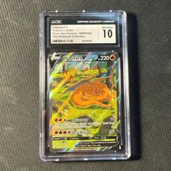 Pokemon TCG Charizard v SWSH260 Sword & Shield Promo Card Gem Mint CGC 10 - Image 1