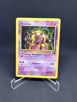 Pokemon TCG Mewtwo Vintage Black Star Promo Non Holo Card #14 - Image 1