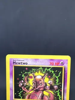 Pokemon TCG Mewtwo Vintage Black Star Promo Non Holo Card #14 - Image 3