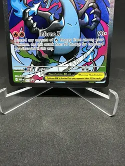 Pokemon TCG M Charizard X ex Mega Evolution Black Star Promo 023 + 013/094 Cards - Image 4