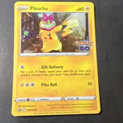 Pokemon TCG Pikachu SWSH234 Sword & Shield Promo Holo Basic 60 HP Card - Image 1