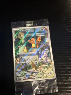 Pokemon TCG Charmander Scarlet & Violet Promo Card 044 Sealed - Image 1