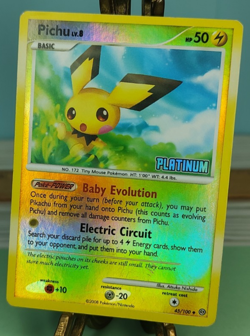 Pokemon Pichu Stormfront Reverse Holo Card 45/100 Trading Card TCG - Image 1