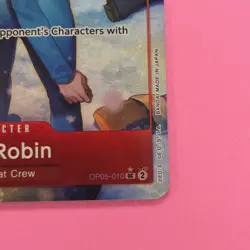 Nico Robin OP05-010 Full Art PRB-01 Premium The Best One Piece Card English - Image 5