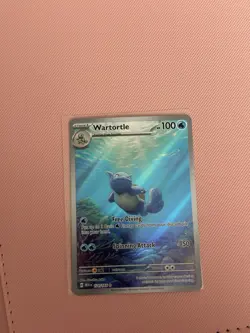 Pokemon TCG Wartortle 171/165 Scarlet & Violet 151 Illustration Rare Card - Image 1
