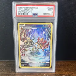 Magmortar Crown Zenith Galarian Gallery Holo Rare Card GG03/GG70 PSA 9 - Image 1