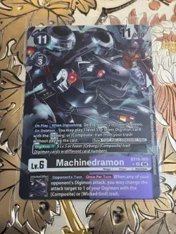 Digimon Card Game Machinedramon Uncommon Release Special Booster 2.0 BT19-065 - Image 1