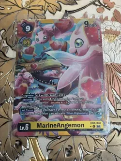 Digimon Card Game MarineAngemon (Limited Foil) Chain of Liberation EX8-035 - Image 1