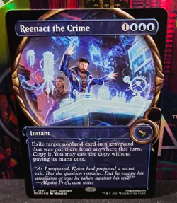magic the gathering - Reenact the Crime - Instant - Rare - Blue - Island - Image 1