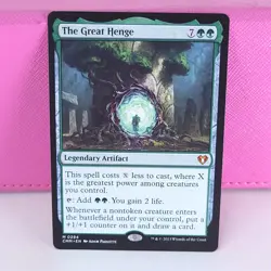 MTG Magic the Gathering The Great Henge 294/1173 Commander Masters LP Regular - Image 1