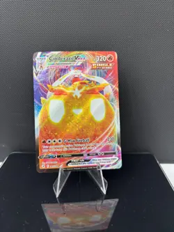 Pokemon Fusion Strike Cinderace Vmax 045/264 Holo Rare - Image 1
