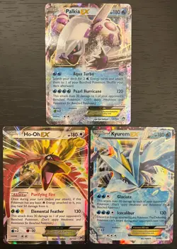 Pokemon EX Legendary Lot Ho-Oh Kyurem Palkia XY Era Holo Rare NM TCG - Image 1