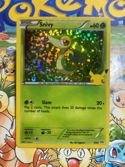Snivy 5/25 McDonald's Collection 2021 Pokemon TCG Holo Near Mint - Image 1