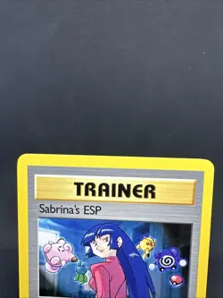 Pokemon TCG Sabrina's ESP Gym Heroes 117/132 Unlimited Uncommon WOTC Trainer - Image 3