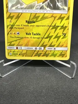 2019 Pokemon TCG Pikachu 66/236 Sun & Moon Cosmic Eclipse Common Reverse Holo - Image 4