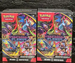 Two Pokemon TCG Mega Evolution Phantasmal Flames Booster Bundle Of 2 Boxes - Image 1