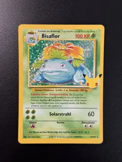 Bisaflor 15/102 Base Set 1.Edition Holo Celebrations 25th Pokemon Karten 1st Ed - Image 1