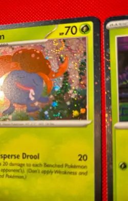 Vileplume, Oddish & Gloom Phantasmal Flames Cosmos HOLO Promo set Pokemon TCG NM - Image 2