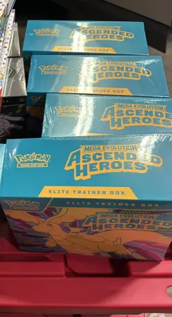 Pokemon Ascended Heroes Elite Trainer Box ETB NEW & SEALED Lot of 4 🔥 - Image 1