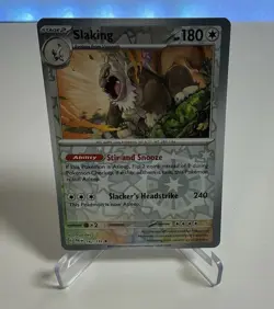 Pokemon - Slaking - Reverse Holo Rare - 162/193 - Paldea Evolved - NM/M - Image 1