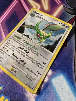 Flygon 5/111 Holo Rare Platinum Rising Rivals Pokemon - MP - *poop SWIRL* - Image 5