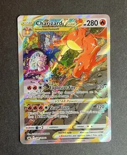 Pokemon Charizard VSTAR SWSH262 Black Star Promo UPC LP Holo - Image 1