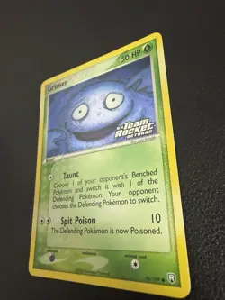 Pokemon TCG Grimer EX Team Rocket Returns 56 Reverse Holo Common NM - Image 2