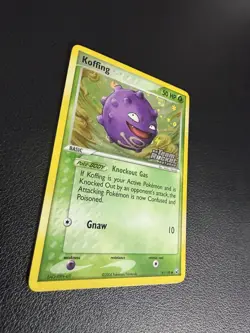 Pokemon TCG Koffing EX Team Rocket Returns 61 Reverse Holo Common Near Mint - Image 3
