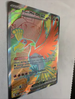 Pokemon TCG Destined Rivals Ethan's Ho-Oh ex 209/182 Ultra Rare Full Art - Image 2