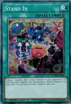 DANE-EN066 STAND IN COMMON 1ST EDITION YuGiOh CARD - Image 1