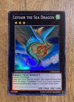 Leviair the Sea Dragon | CT09-EN018 | Super Rare | Limited Ed | YuGiOh Card Mint - Image 1