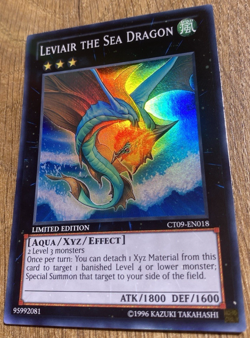 Leviair the Sea Dragon | CT09-EN018 | Super Rare | Limited Ed | YuGiOh Card Mint - Image 4